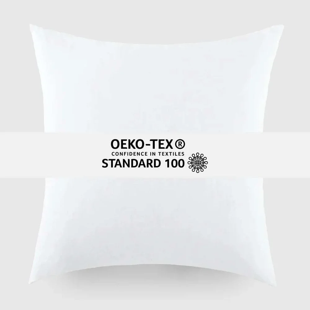 iEnjoy 20x20 Cotton Decor Throw Pillow‎ Insert with Polyester Fill